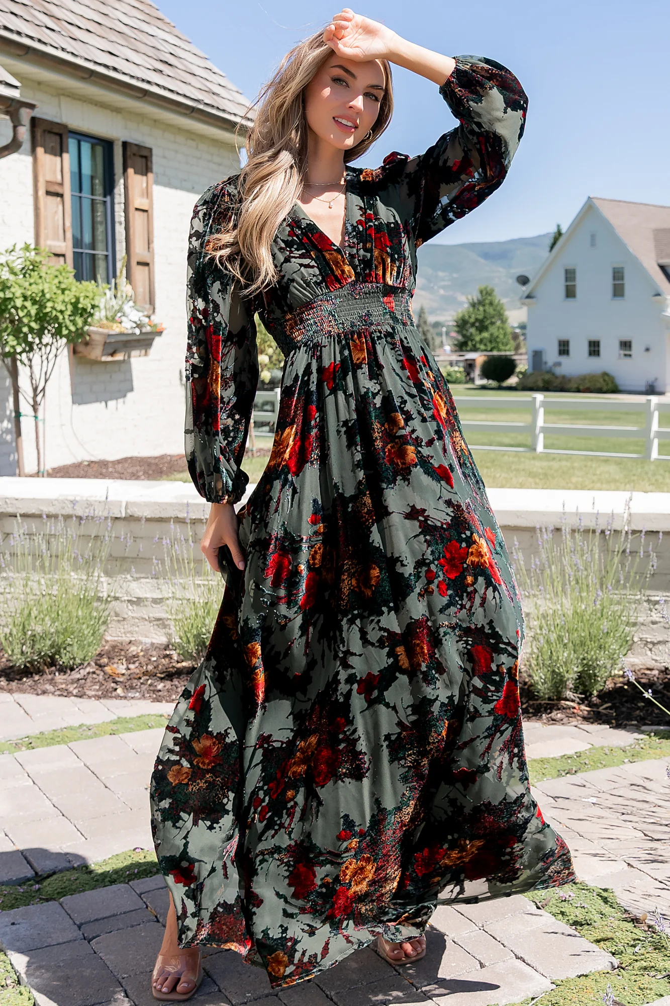 Image of Mikla Maxi Dress | Wintergreen Multi