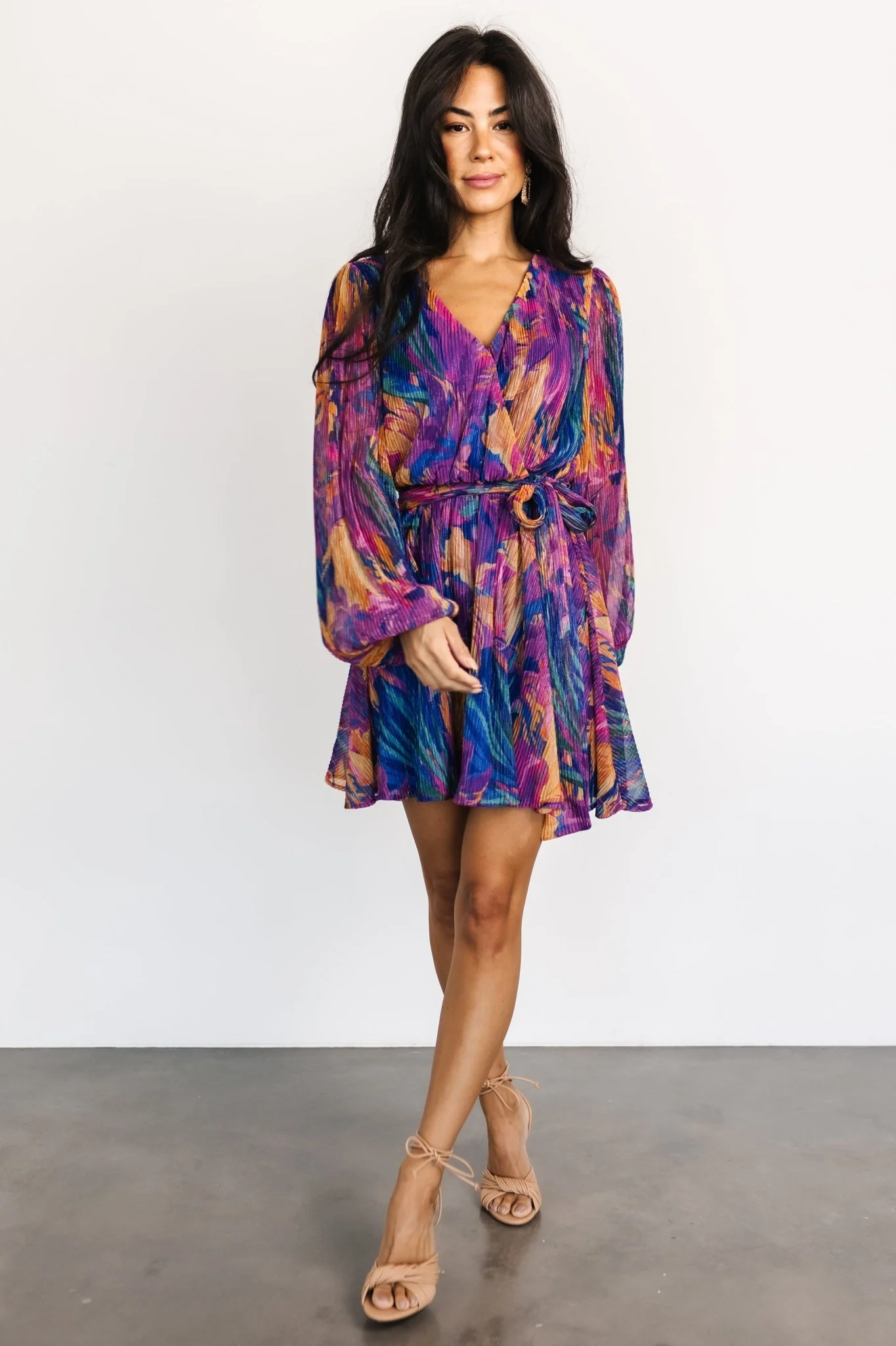 Image of Rev Mini Dress | Blue Multi