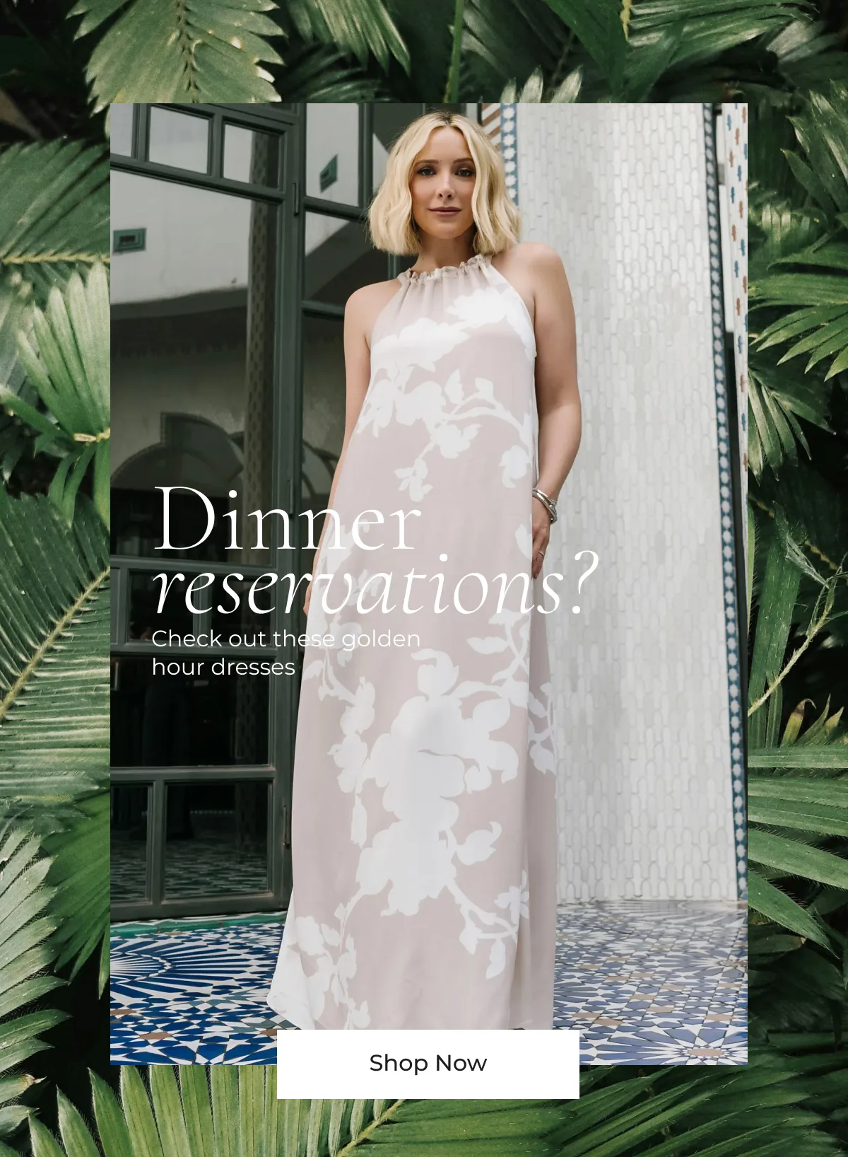 Dinner reservations? Check out these golden hour dresses.