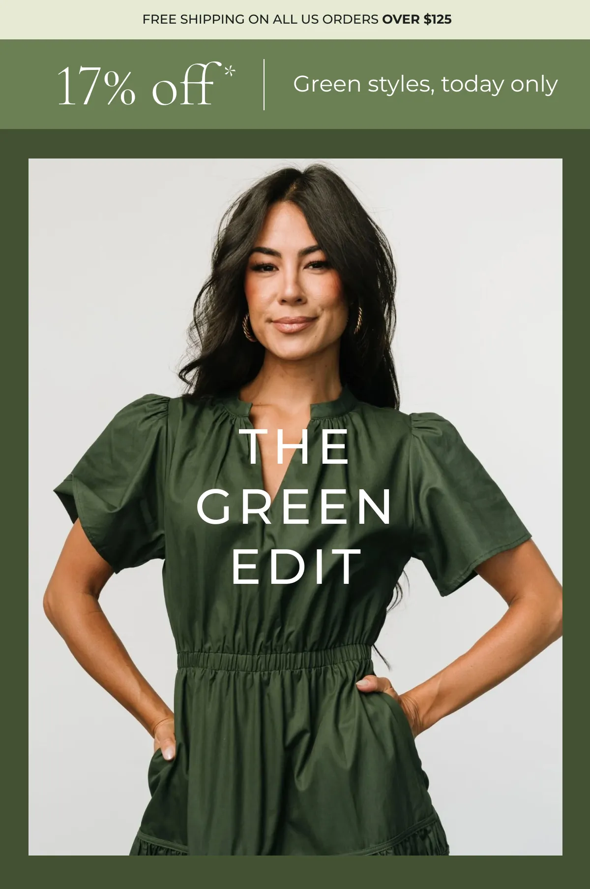 17% off GREEN COLLECTION