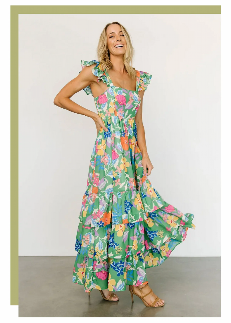 Monte Tiered Maxi Dress