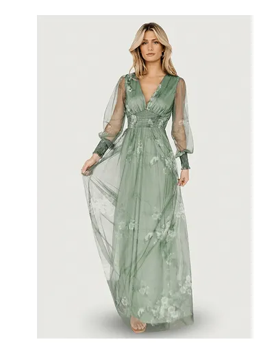 Layla Tulle Maxi Dress