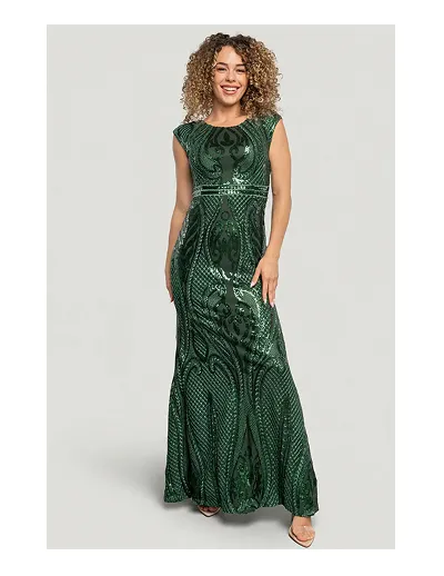 Alessia Sequin Gown