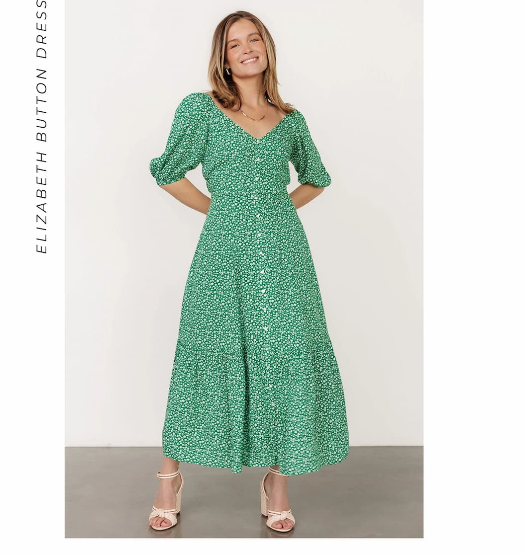 Elisabeth Button Dress