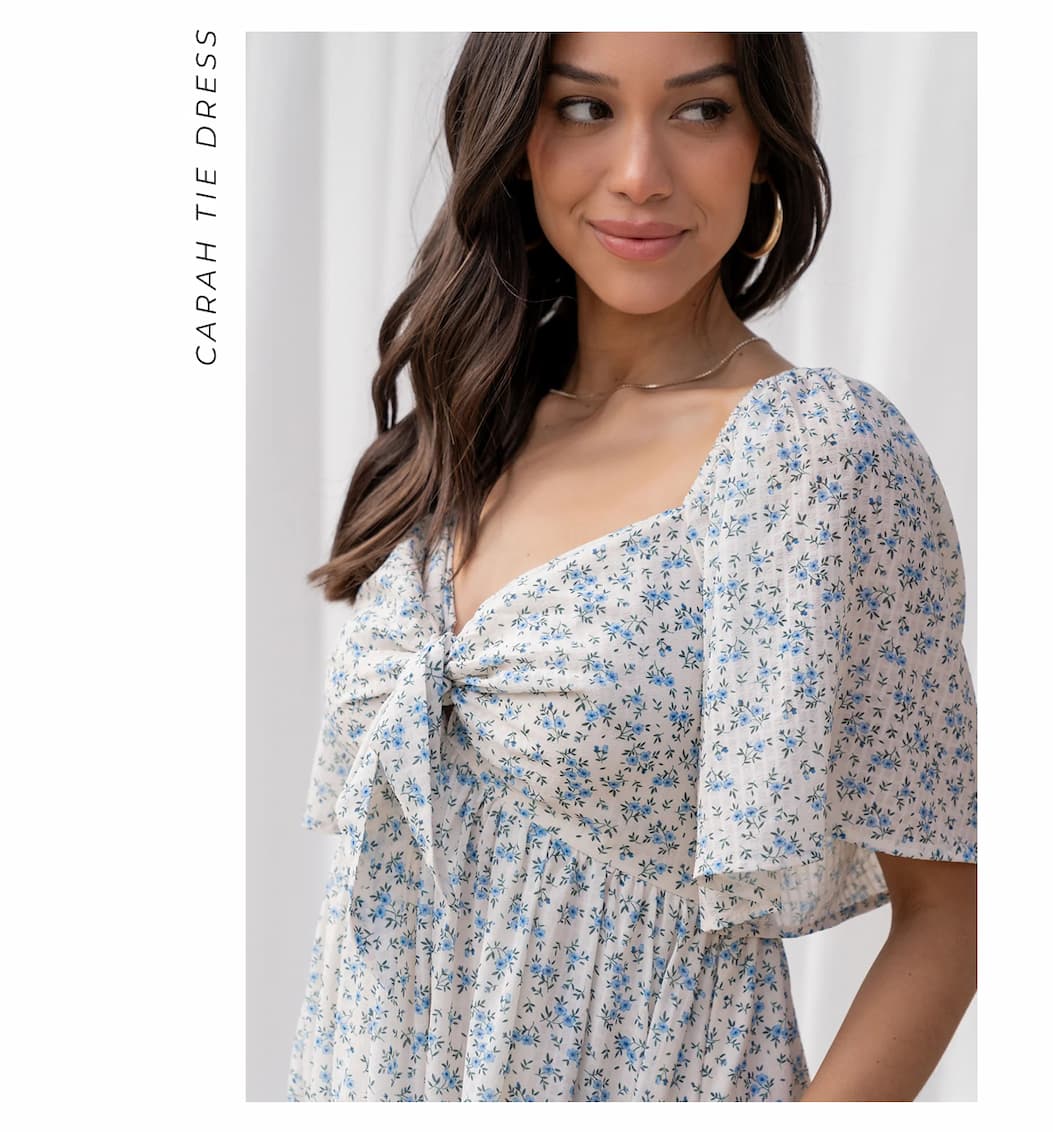 Carah Tie Dress