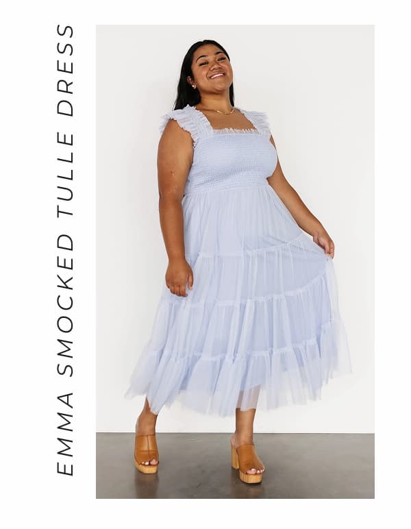 Emma Smocked Tulle Dress