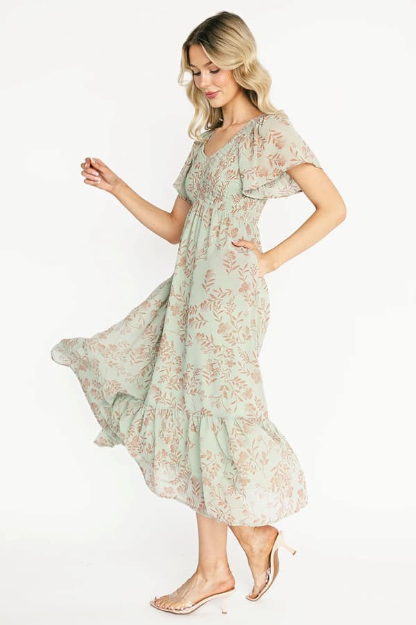 Monica Smocked Dress