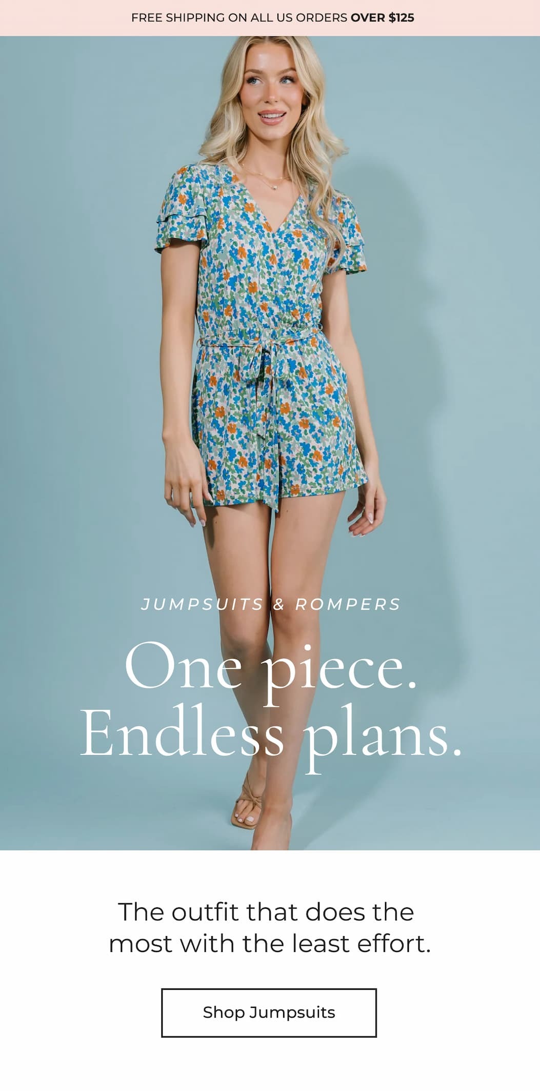 One piece. Endless plans.