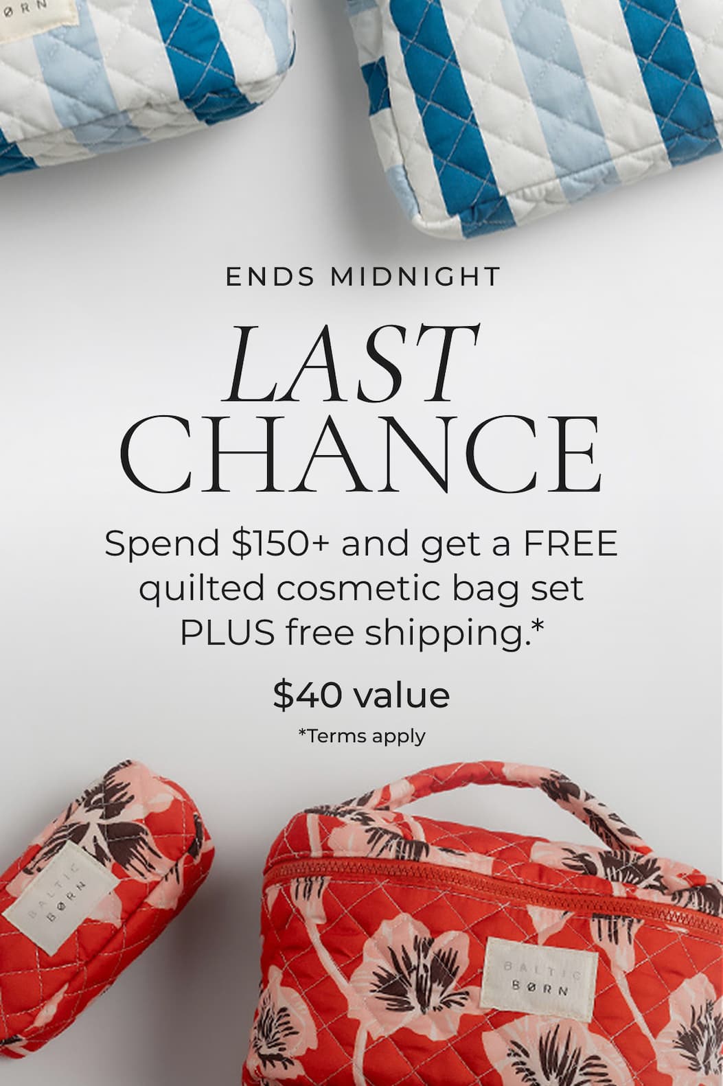 LAST CHANCE - Ends at midnight