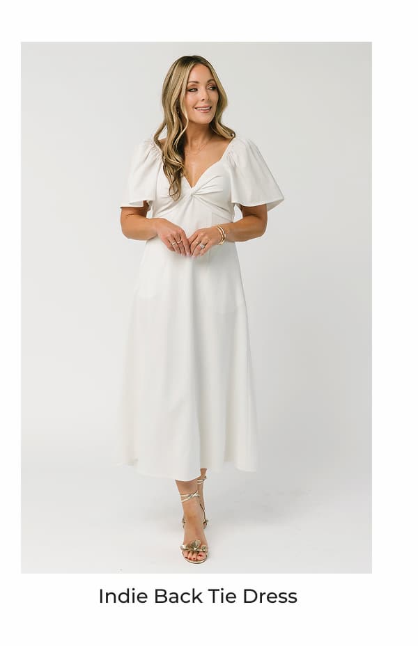 Indie Back Tie Dress