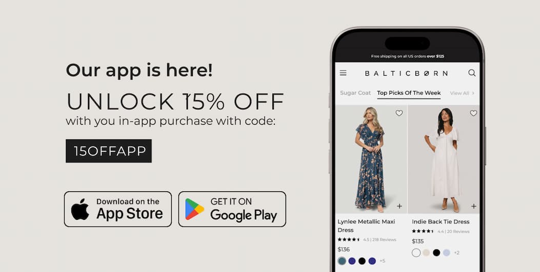 Download the app and unlock 15% off