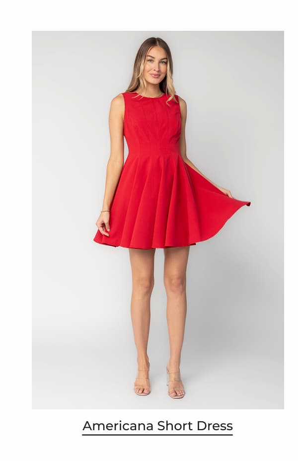 Americana Short Dress