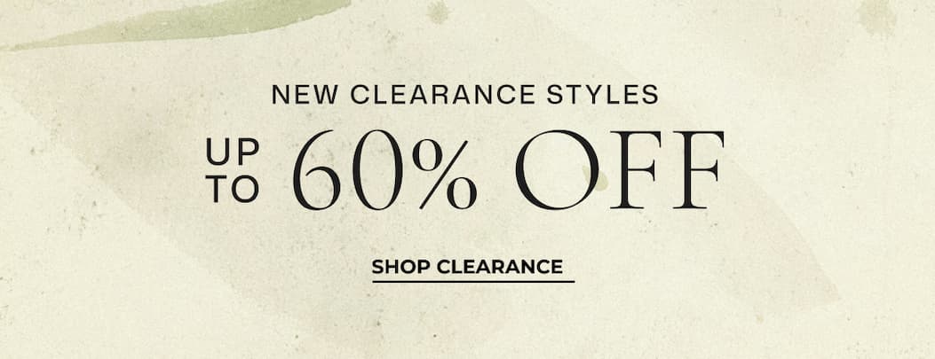 Up to 60% off clearance 
