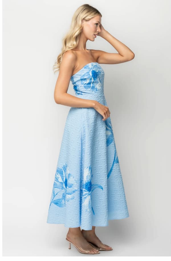 Genesis Strapless Midi Dress