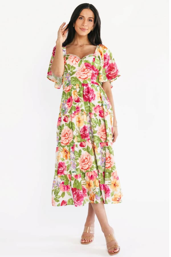 Paislee Midi Dress