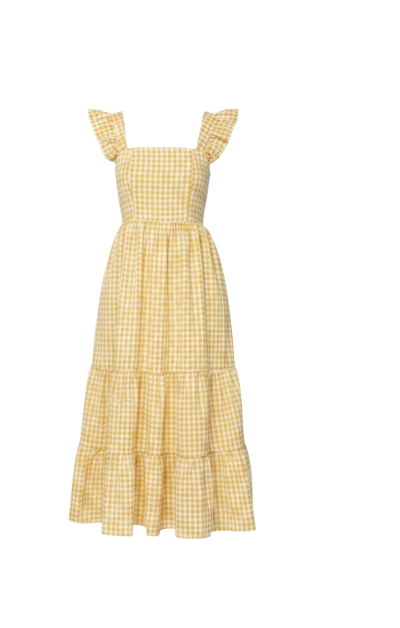 Campbell Gingham Maxi Dress