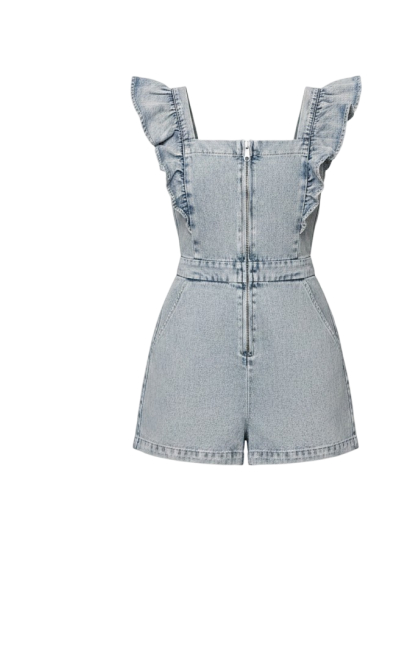 Montgomery Denim Romper