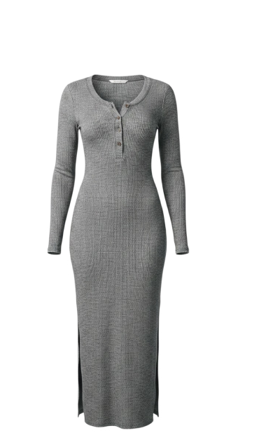 Denver Ribbed Midi Dress
