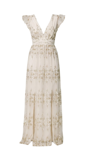 Eva Embroidered Maxi Dress