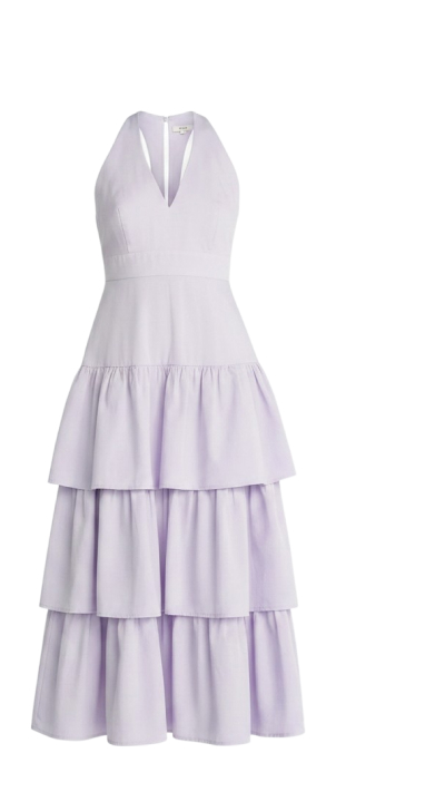 Savannah Tiered Maxi Dress | Light Purple