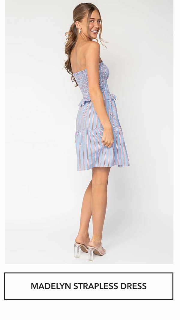 Madelyn Strapless Short Dress