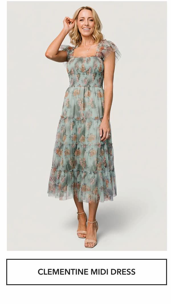 Clementine Tulle Midi Dress