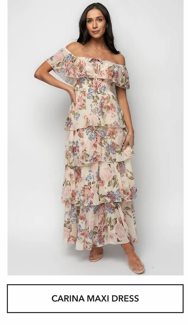 Carina Off Shoulder Maxi Dress