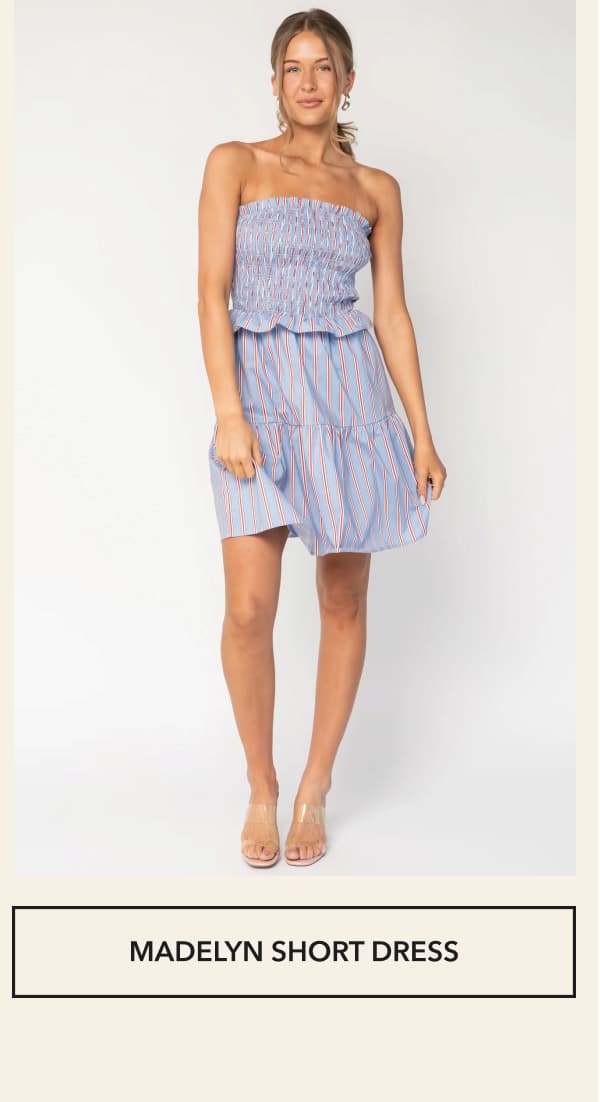 Madelyn Strapless Short Dress