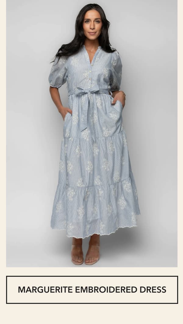 Marguerite Embroidered Dress