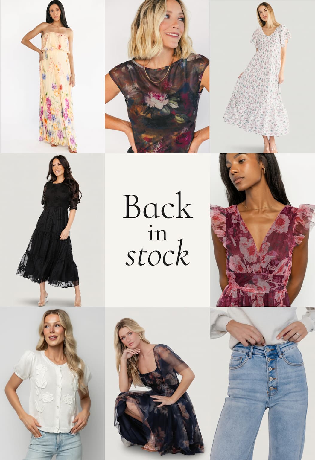 Back in Stock