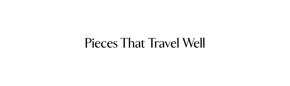 Pieces that travel well