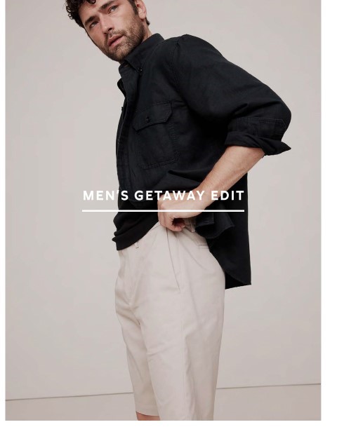 men's getaway edit