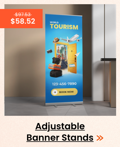 Adjustable Banner Stands