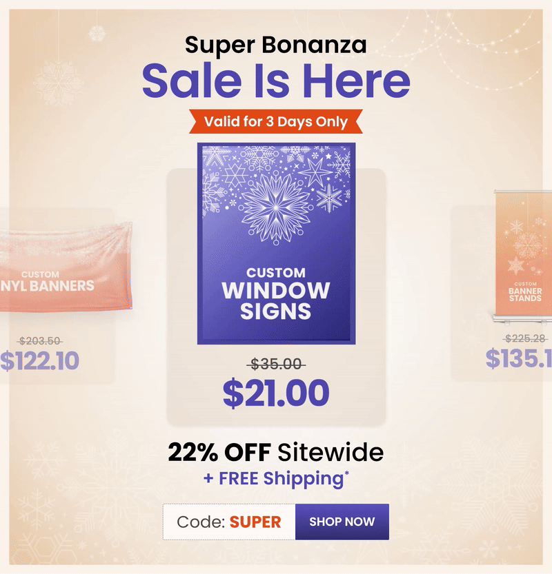 Super Bonanza Sale Is Here