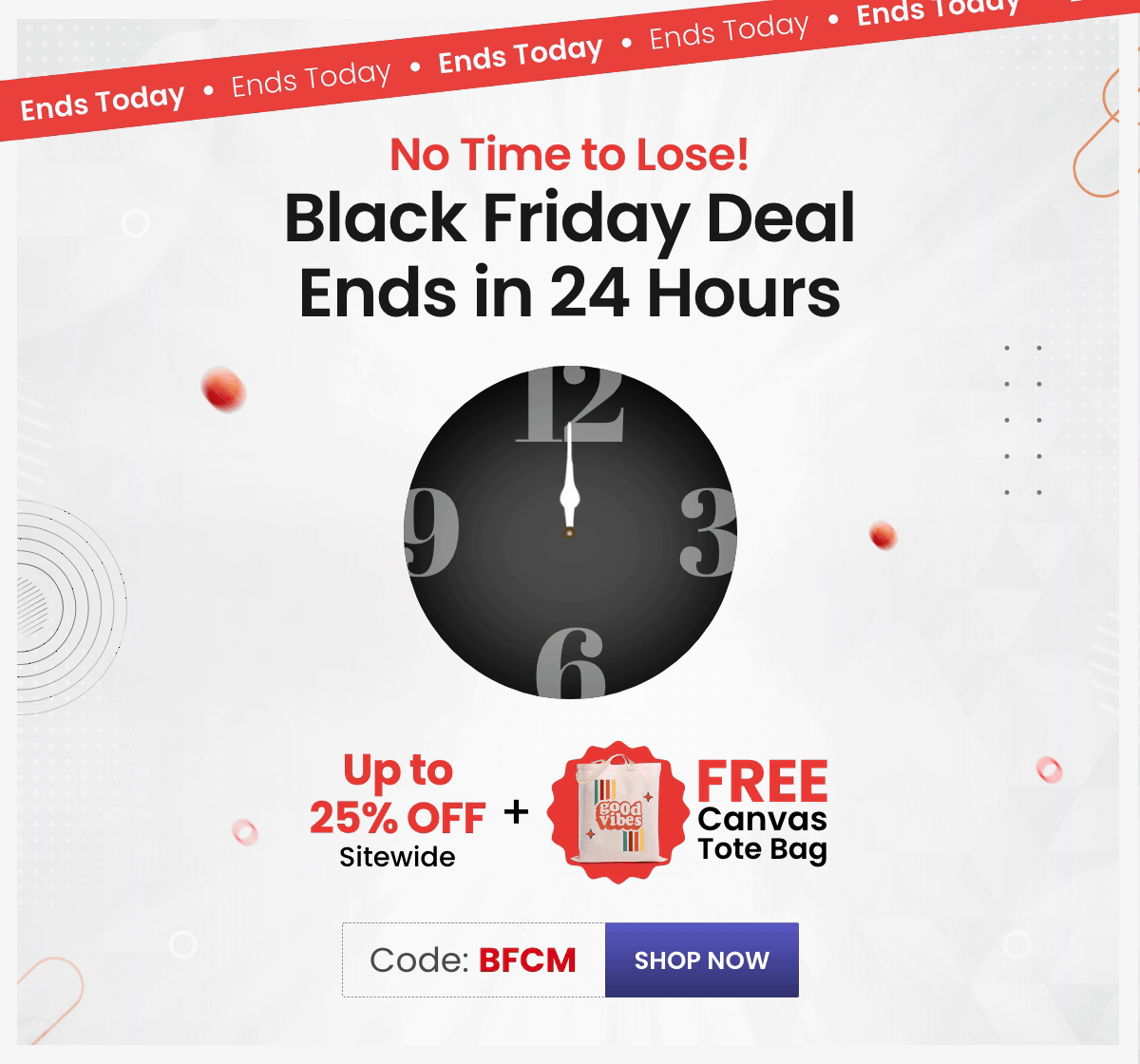 Black Friday Deal Ends in 24 Hours