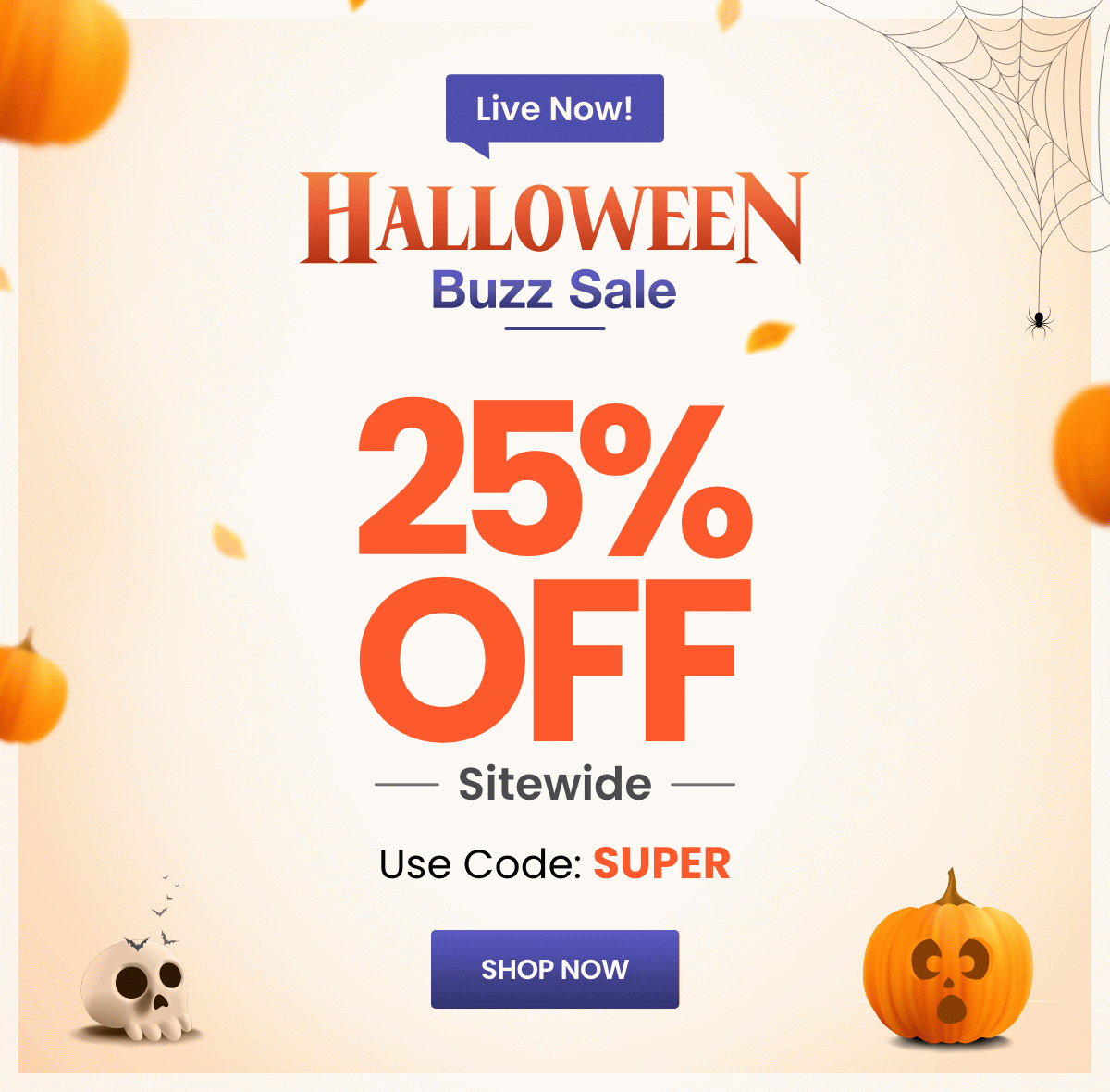 Halloween Buzz Sale 