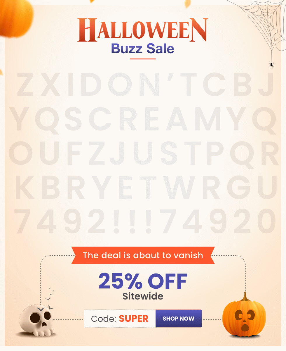 Halloween Buzz Sale