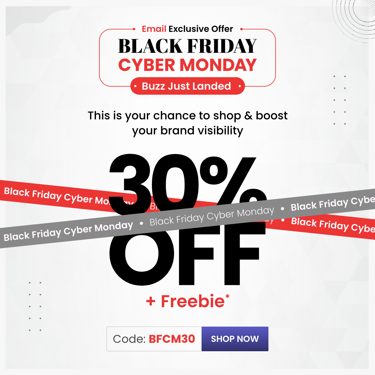 BLACK FRIDAY CYBER MONDAY Buzz