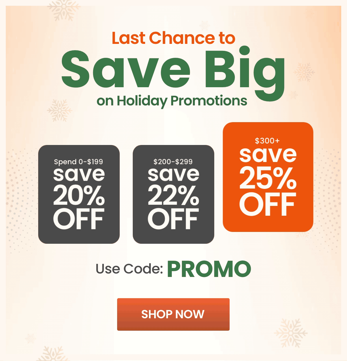 Last Chance to Save Big