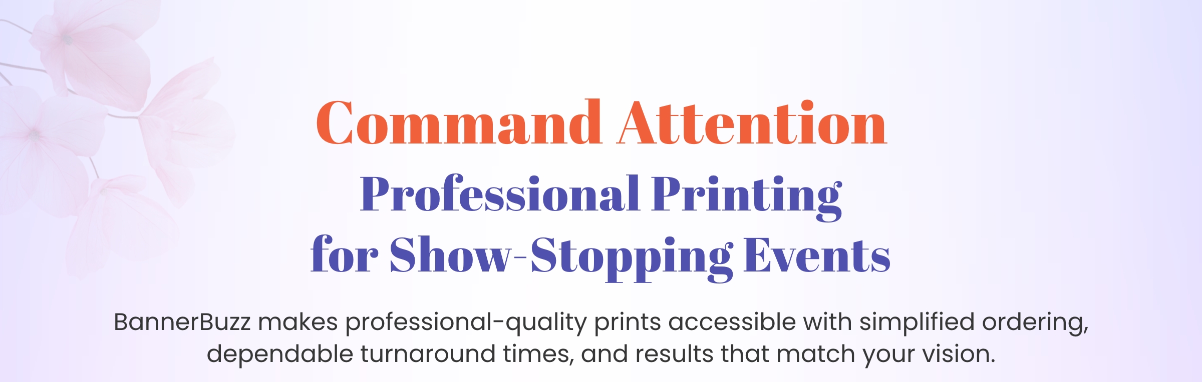 Command Attention with Professional Printing for Show-Stopping Events 