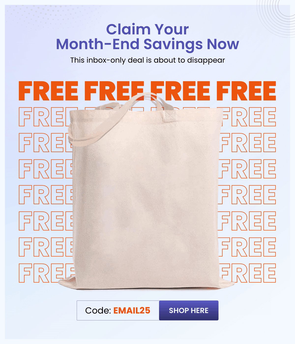 Claim Your Month-End Savings Now
