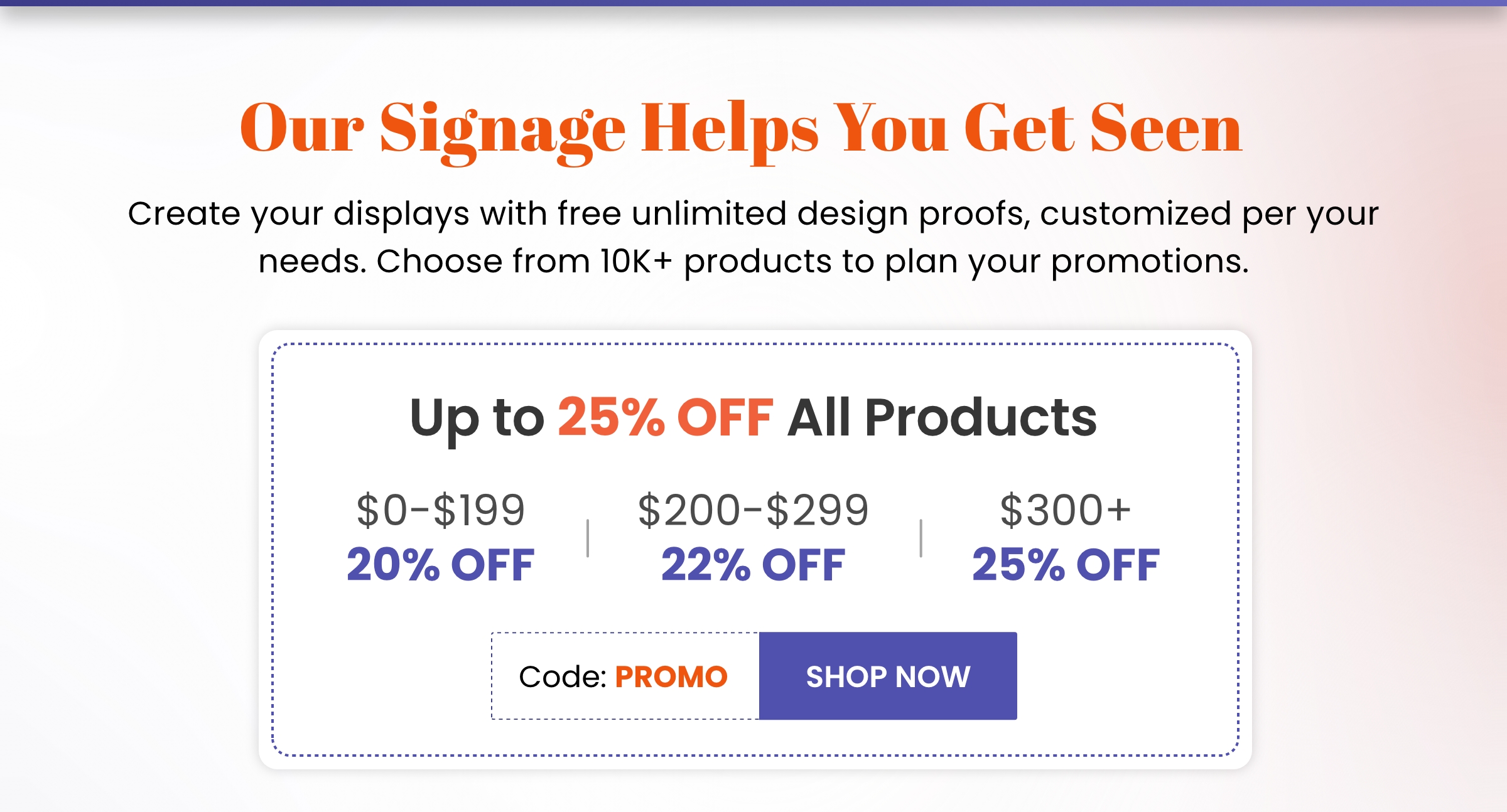 Our Signage Helps You Get Seen  