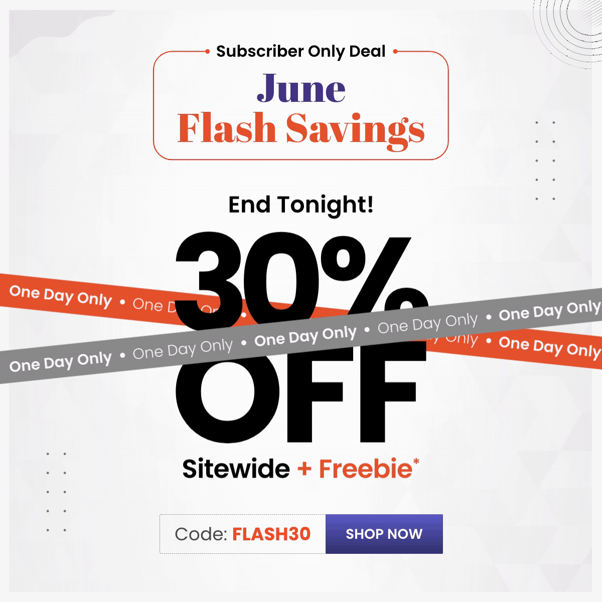 Subscriber Only Deal