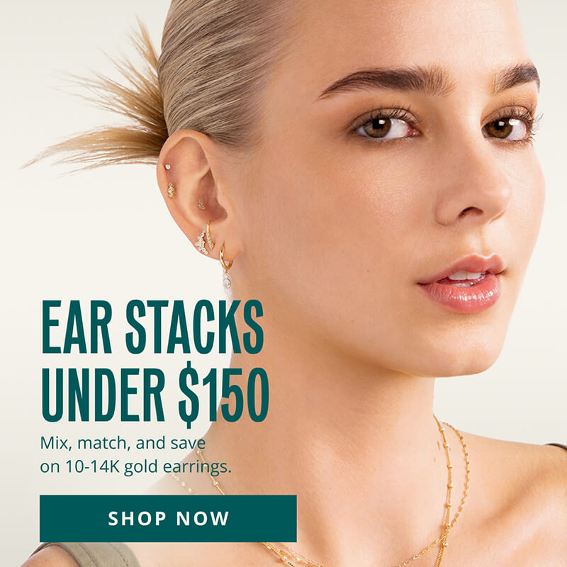 Ear Stacks Under $150. Mix, match and save on 10-14K gold earrings. Click to Shop Now.