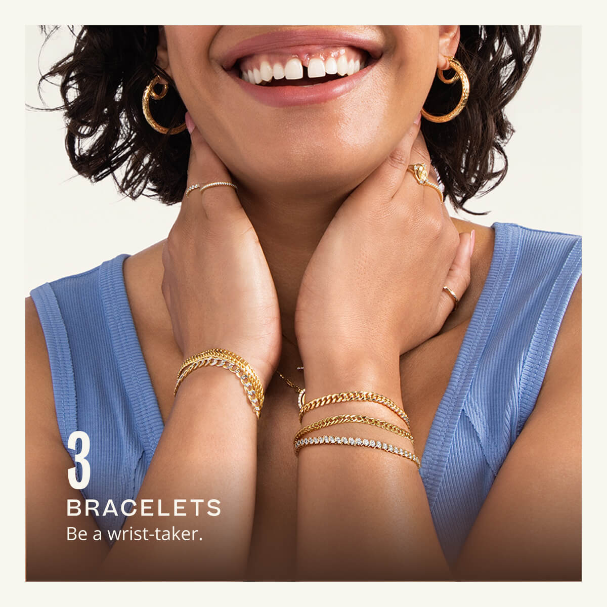 3, Bracelets. Be a wrist taker.