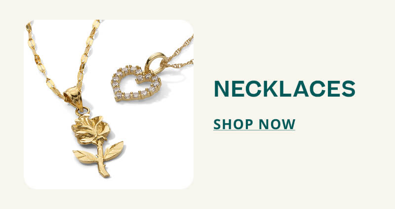 Necklaces. Click to Shop Now.