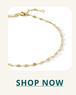 Dainty gold bracelet. Click here to shop now