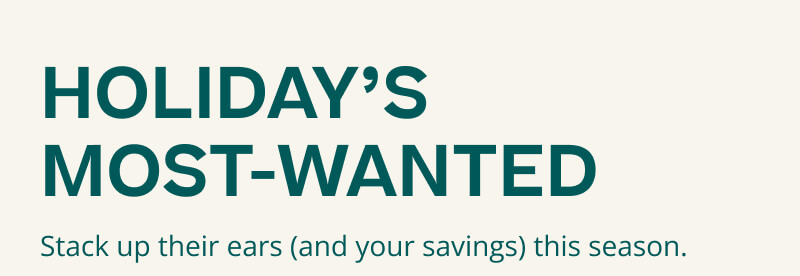 Holiday's Most-Wanted