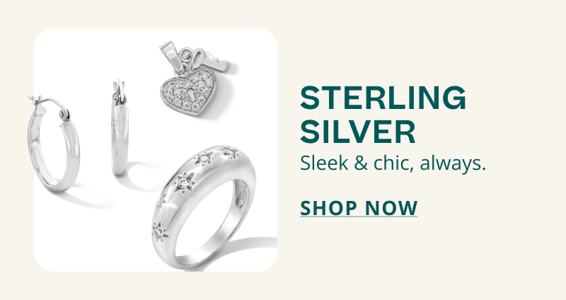 Silver, diamond pendants, including hamsa, heart with crown and cross. Sterling silver. Sleek & chic. Click here to shop now