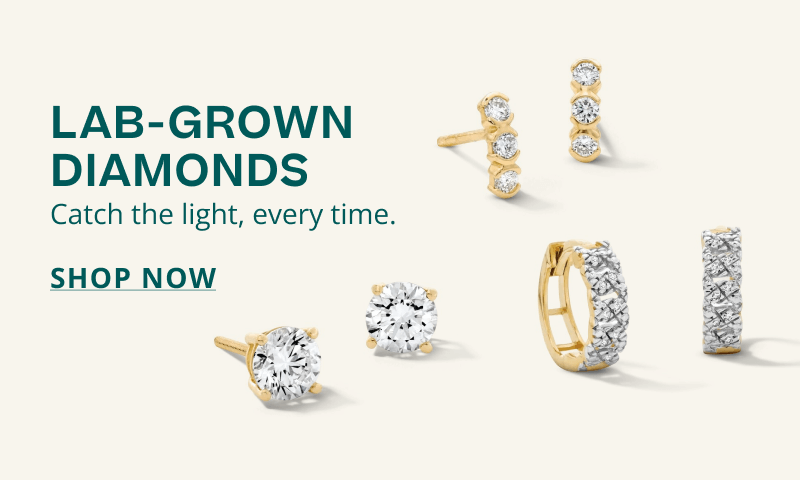 Gold, and diamond studs, huggies and bar studs. Catch the light every time.